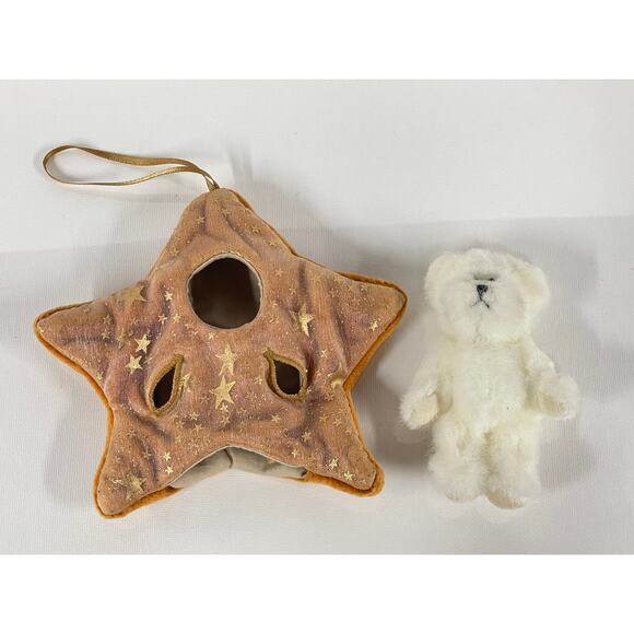 Vintage Boyds Collection Little Twink Peeker Mini Bear Christmas Tree Ornament - Picture 3 of 10